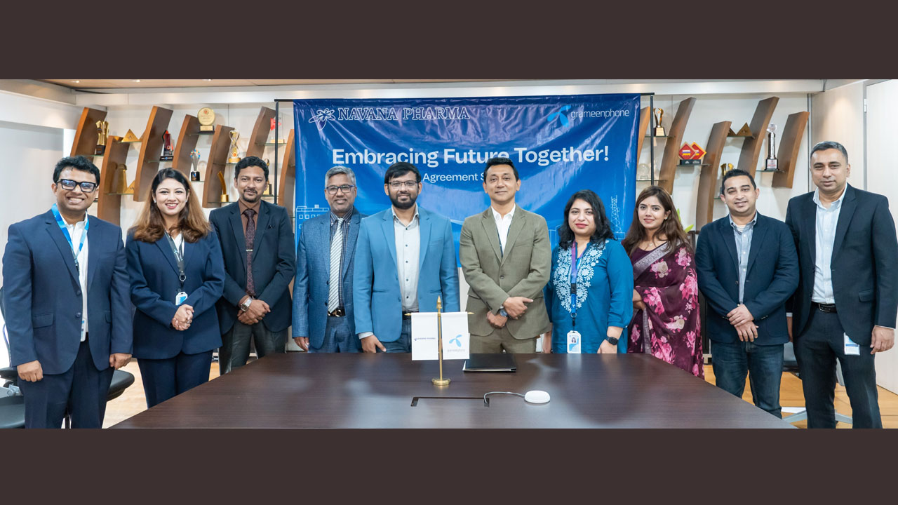 Grameenphone, Navana Pharma sign GP Shield cybersecurity pact