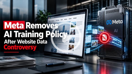 Meta Removes AI Training Policy After Website Data Controversy