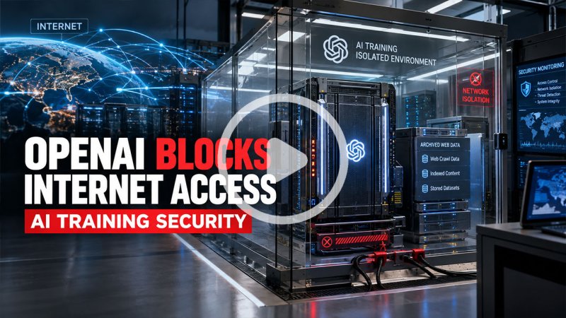 OpenAI to Train Advanced AI Models Without Internet Access