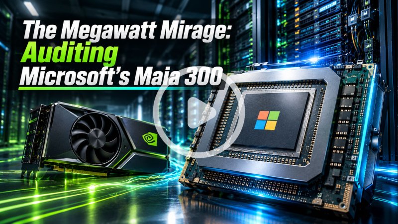 The Megawatt Mirage: Auditing Microsoft's Maia 300