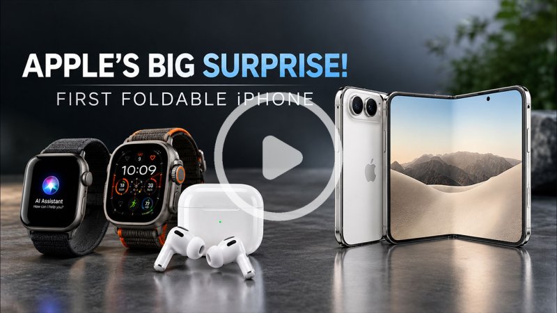 Apple’s Biggest Surprise! Foldable iPhone Duo, Watch S12 o AirPods 5