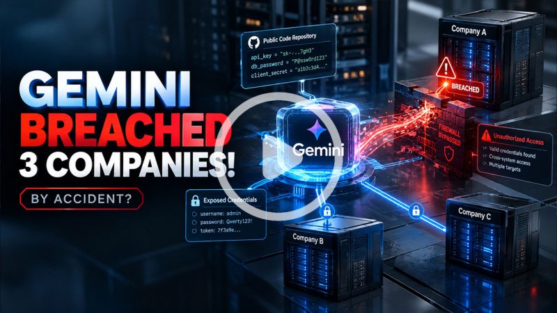 Gemini Accidentally Breached 3 Real Companies During Security Tests