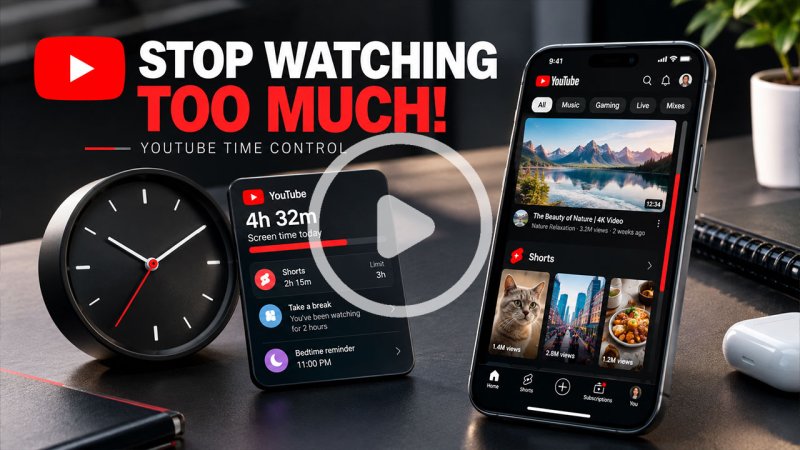How to Stop Watching Too Many YouTube Videos